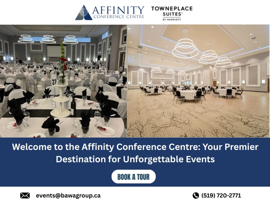 Affinity Conference Centre event spaces, ready for you.