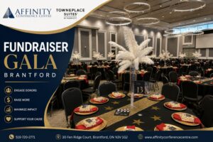 Buffet vs plated dinner event catering options at Affinity Conference Centre and TownePlace Suites in Brantford.